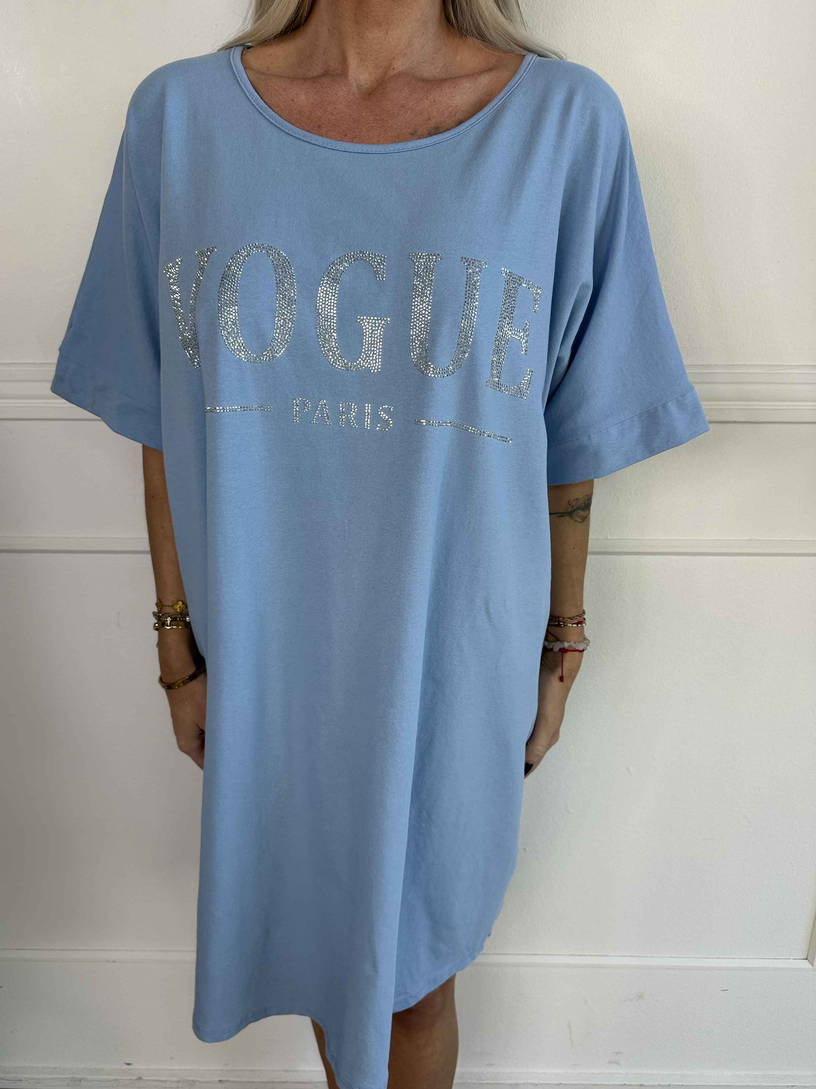 Mintu Dress - T-shirtklänning i bomull med similisten